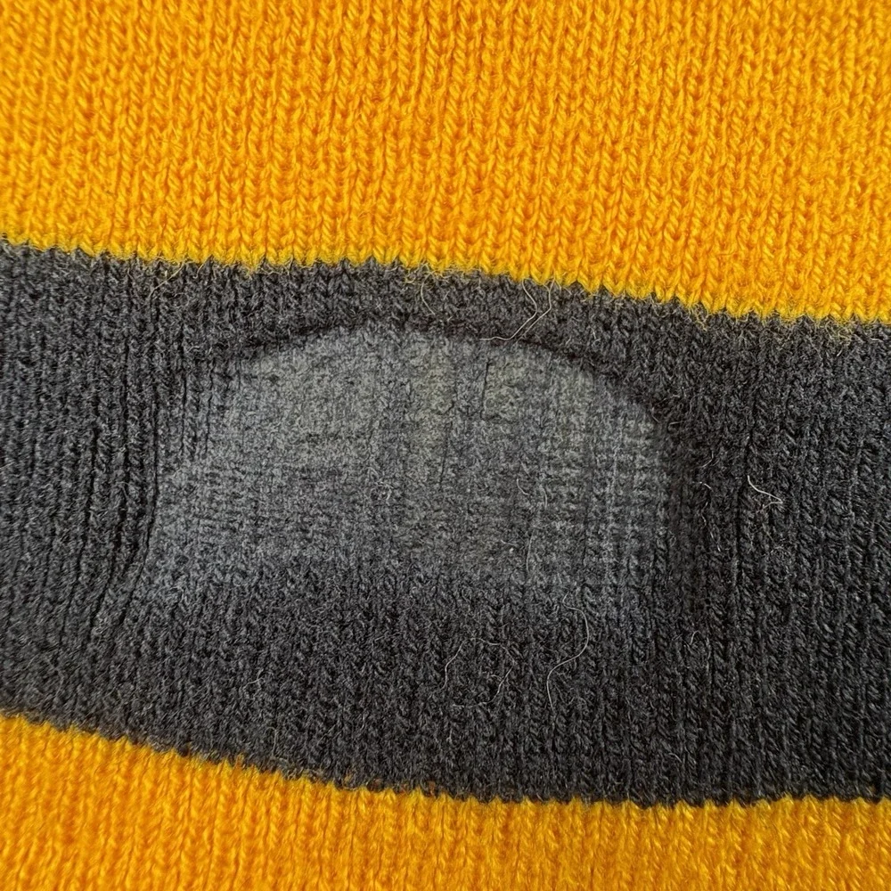 UNCG Greensboro Gold Navy Striped Knit Scarf Collegiate NCAA Fan Spirit Winter
